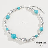 Elegant Turquoise Beaded Necklace For Women – Jewelry Gift Ideas — 5