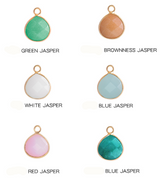 Dyed Jade Water Drop Pendant Necklace – Jewelry Gift Ideas — 4