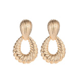Alloy Plated Water Drop Shaped Eardrops – Useful Gifts — 6