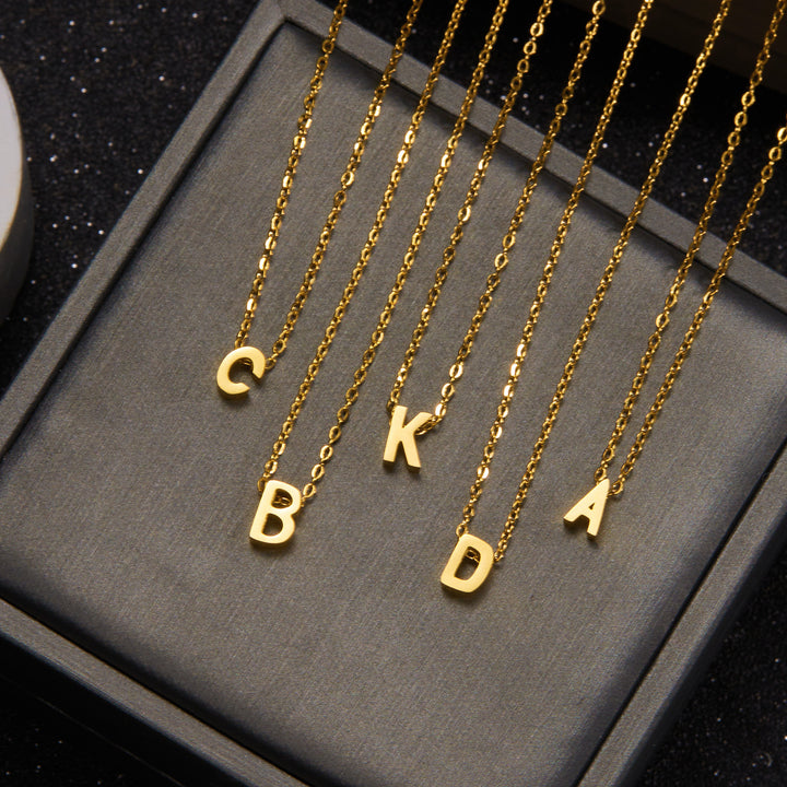 Simple Stainless Steel Colorfast English Letters – Jewelry Gift Ideas — 1