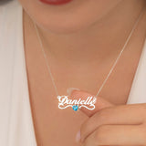 Crystal Personalized Name Necklace Stainless – Jewelry Gift Ideas — 1