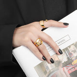 Ins Minority Exaggerated Creative Shell Vintage Ring – Gifts for Her — 4