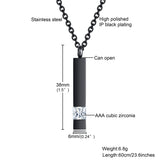 Stainless Steel Perfume Bottle Pendant Necklace – Jewelry Gift Ideas — 5