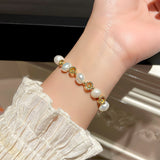 Freshwater Pearl Braided Bracelet Fashion Design Sense – Stylish Gifts — 11