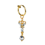 Heart-shaped Zircon Ring Without Perforation Body – Jewelry Gift Ideas — 14