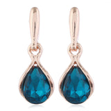 Alloy Water Drop Necklace Earring Jewelry Set – Jewelry Gift Ideas — 2