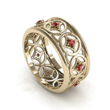 Simple Ring Luxury Domineering Rose Gold Full Diamond – Gift Ideas — 5