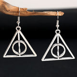 Women's Triangle Wings Vintage Earrings – Gifts for Her — 5