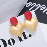 Street Style Ear Jewelry Big Peach Heart Acrylic – Stylish Gifts — 4