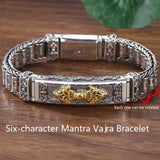 Sterling Silver S925 Six-word Mantra Vajra – Jewelry Gift Ideas — 11