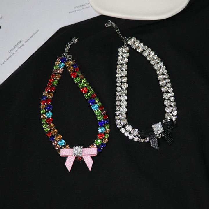 Double Layer Full Diamond Necklace Female – Jewelry Gift Ideas — 1