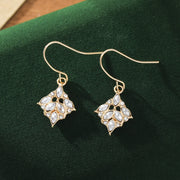 Minimalist Zircon-Inlaid Vintage Pendant Earrings – Jewelry Gift Ideas — 5