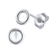 Fashion Ladies Mini Sterling Silver Stud Earrings – Stylish Gifts — 5
