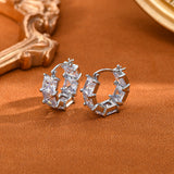 Women's Geometric C- Shaped Earrings – Gifts for Her — 9