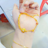 Golden Rose Wrapped Bracelet Spot Drill Flexible – Jewelry Gift Ideas — 3