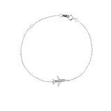 Versatile Simple Diamond Paper Airplane Bracelet – Jewelry Gift Ideas — 2