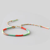 Fashion Colored Mosaic Woven Bracelet – Stylish Gifts — 18