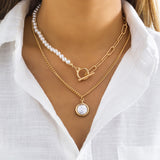 Metal Style Sweet Cool Pearl Necklace – Jewelry Gift Ideas — 2