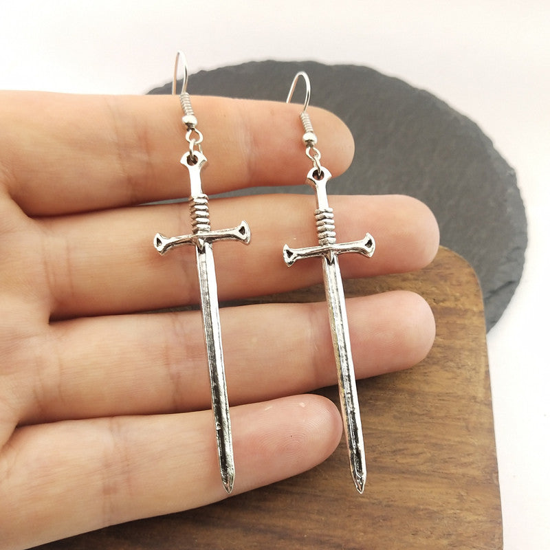Fashion Owl Sword Ladies Vintage Sword Earrings – Stylish Gifts — 1