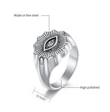 Vintage Style Stainless Steel Eyes Men's Ring – Stylish Gifts — 5