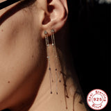 Triangle Studded Diamond Spacing Tassels Appear Slim – Surprise Gifts — 3