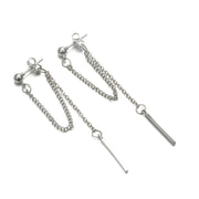 Vintage Long Earrings With Metal Texture Ears – Special Occasion Gifts — 3