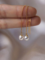 Rice Shape Freshwater Pearl 925 Sterling Silver – Birthday Gifts — 5
