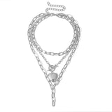 Creative Geometric Thick Chain Tassel Necklace – Jewelry Gift Ideas — 9