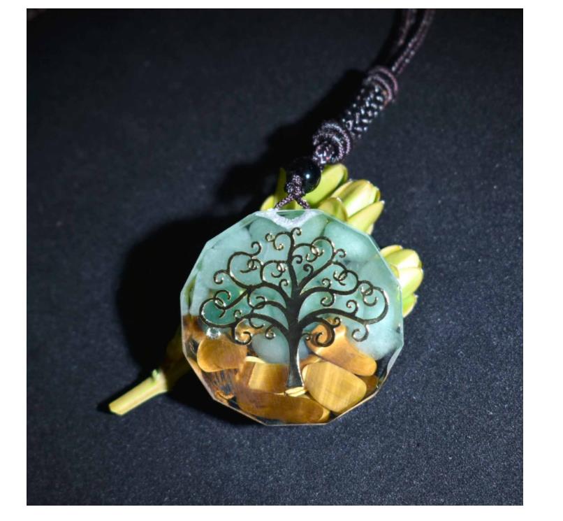 Orgone Energy Tree of Life Crystal Pendant – Jewelry Gift Ideas — 1