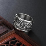 Men's Titanium Steel Cast Ring Turning Ring – Gifts for Him — 5