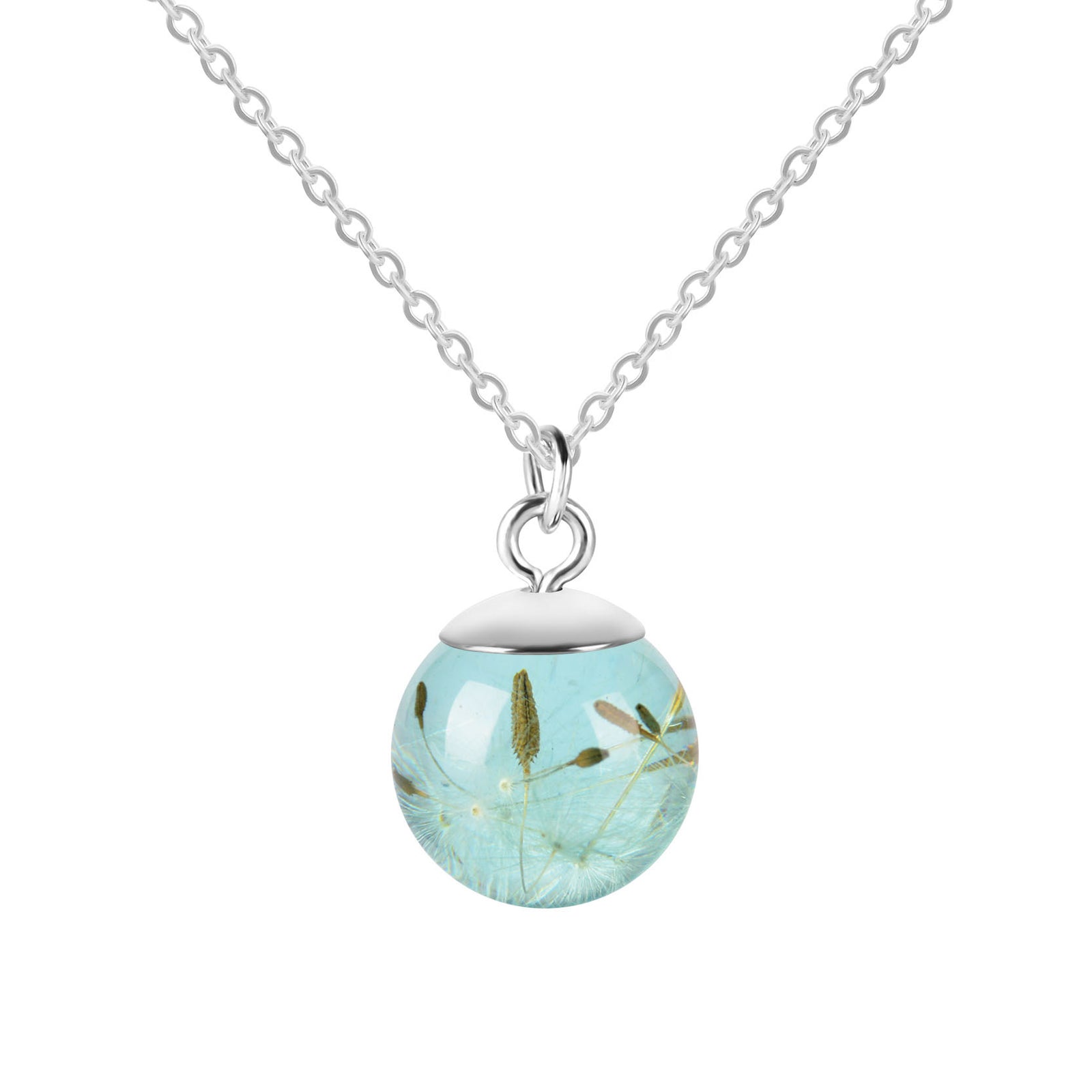 Resin dandelion flower pendant – Jewelry Gift Ideas — 1