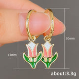Minimalist And Contrasting Floral Earrings – Special Occasion Gifts — 3