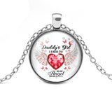 12 Colors Birthstone Angel Wings Necklace Daddy's – Jewelry Gift Ideas — 6