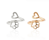 European And American Love Dog Print Ring – Gifts for Couples — 1