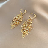 Personalized Zircon Earrings Net Red Cold Wind – Meaningful Gifts — 2