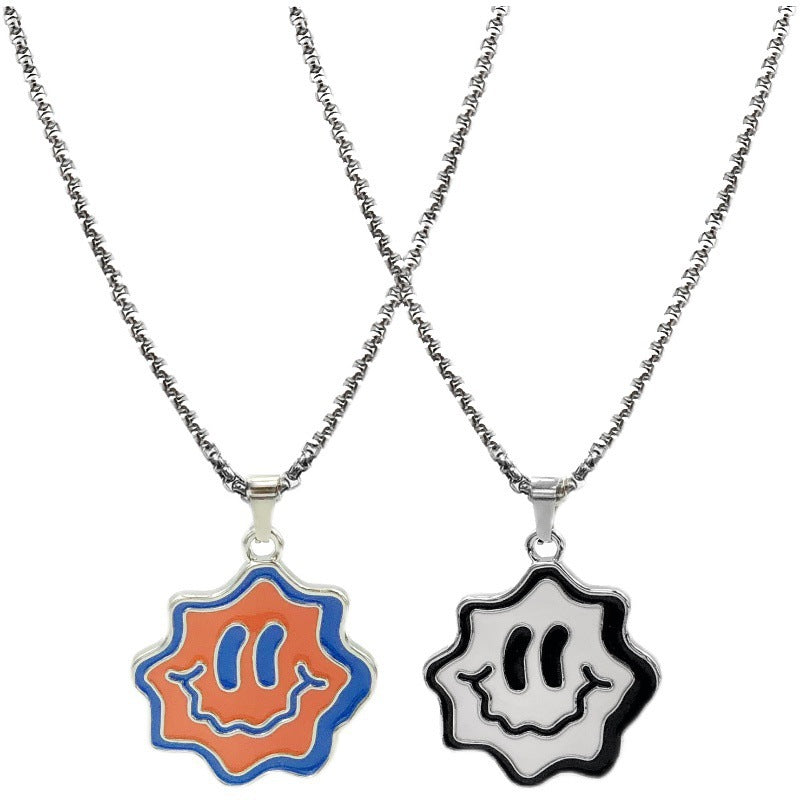 Wave Face Necklace Hip-hop Pendant Popular – Jewelry Gift Ideas — 1