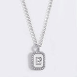English Letter Fashion Commuter Diamond Necklace – Jewelry Gift Ideas — 14