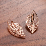 Ins Cool Style Simple Hollow Carved Leaves Women's – Gifts for Her — 6