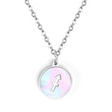 Fashion 12 Constellations White Shell Pendant – Jewelry Gift Ideas — 5