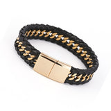 Braided Style personalized leather bracelet – Stylish Gifts — 5