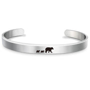 Stainless Steel Mama Bear Bracelet Mother's Day – Jewelry Gift Ideas — 6
