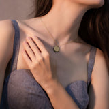 Women's Smooth Round Pendant Necklace – Jewelry Gift Ideas — 8