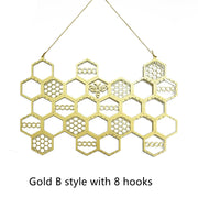 Earrings Jewelry Storage Rack Simple Honeycomb – Jewelry Gift Ideas — 10