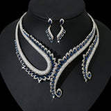 INS Wind Zircon Necklace Earring Set – Jewelry Gift Ideas — 5