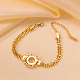 Women's Non-fading Fashion Sun Hollow Wheat Titanium – Stylish Gifts — 4