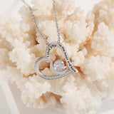 Love Necklace With Rhinestones And Letters Fashion – Gifts for Couples — 7