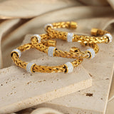 Diamond Ring Pendant Woven Hollowed Open-ended – Jewelry Gift Ideas — 5