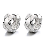 Anti-allergic Fashion Rhombus Ear Buckle – Stylish Gifts — 2