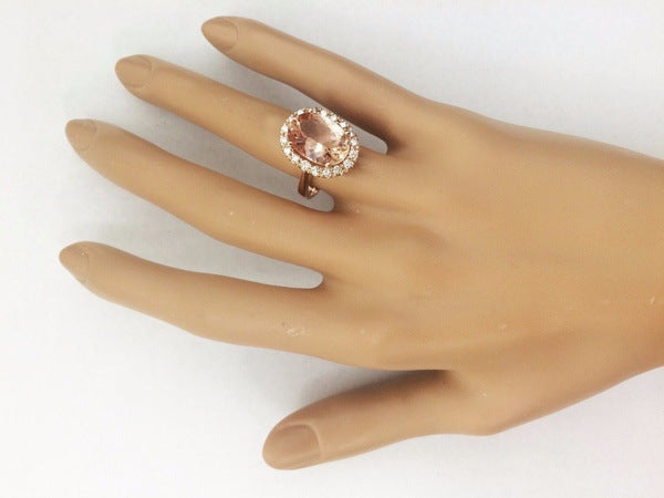 Creative Synthetic Topaz Champagne Ring – Surprise Gifts — 1