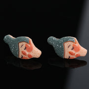 Ugly Cute Character Series Women's Silver Needle – Gifts for Her — 2